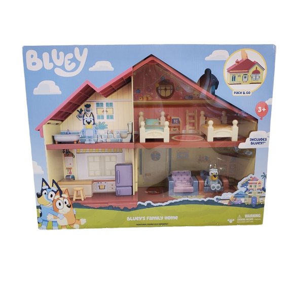 Blueys Family Home Blueys House Bluey and Bingo Bluey Toys - Picture 1 of 11